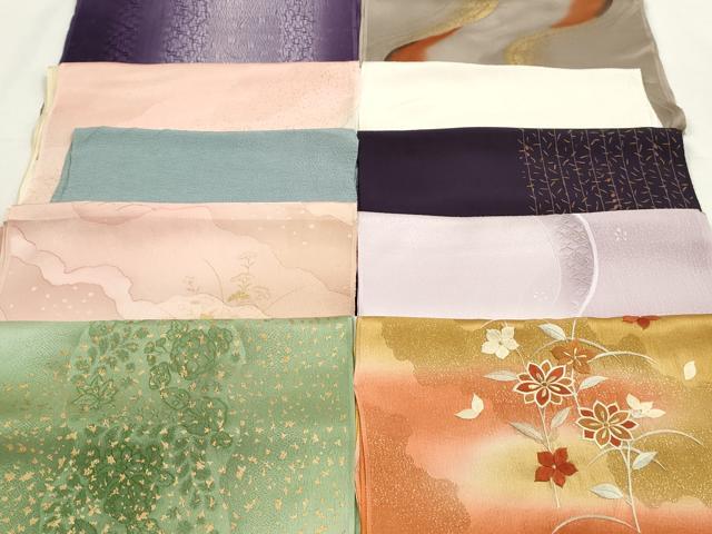 平和屋本店■和装小物　帯揚げ10枚　逸品　未使用　DZAA10813kh5