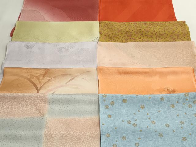 平和屋本店■和装小物　帯揚げ10枚　逸品　未使用　DZAA10816kh5