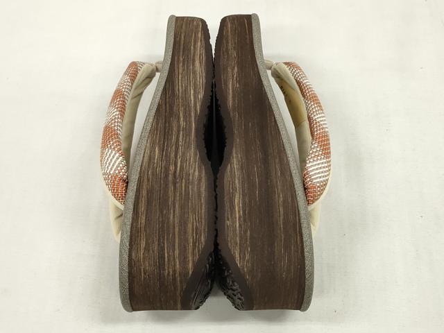 平和屋本店□和装小物 菱屋 Calen Blosso カレンブロッソ カフェ草履 М