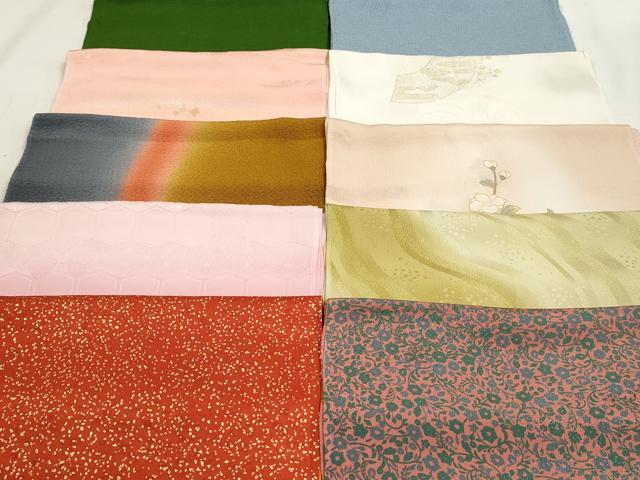 平和屋本店■和装小物　帯揚げ10枚　逸品　未使用　DZAA10894kh5