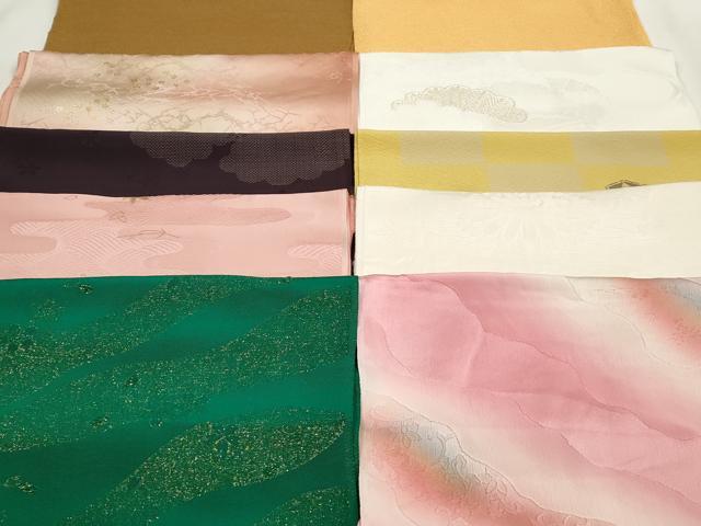 平和屋本店■和装小物　帯揚げ10枚　逸品　未使用　DZAA10895kh5