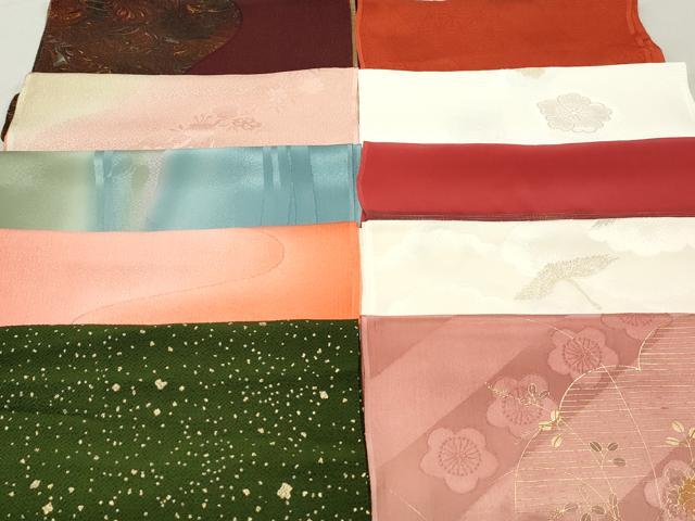 平和屋本店■和装小物　帯揚げ10枚　逸品　未使用　DZAA10917kh5