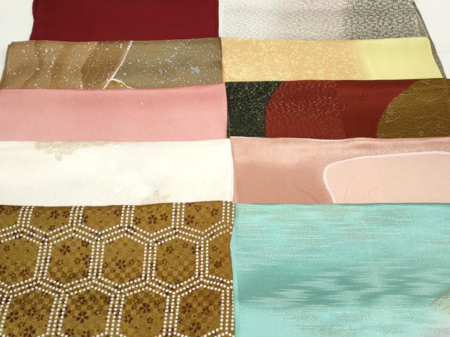 平和屋本店■和装小物　帯揚げ10枚　逸品　未使用　DZAA10936kh5