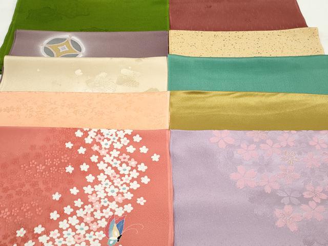 平和屋本店■和装小物　帯揚げ10枚　逸品　未使用　DZAA10939kh5