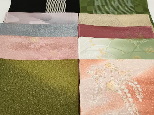 平和屋本店■和装小物　帯揚げ10枚　逸品　未使用　DZAA10949kh5