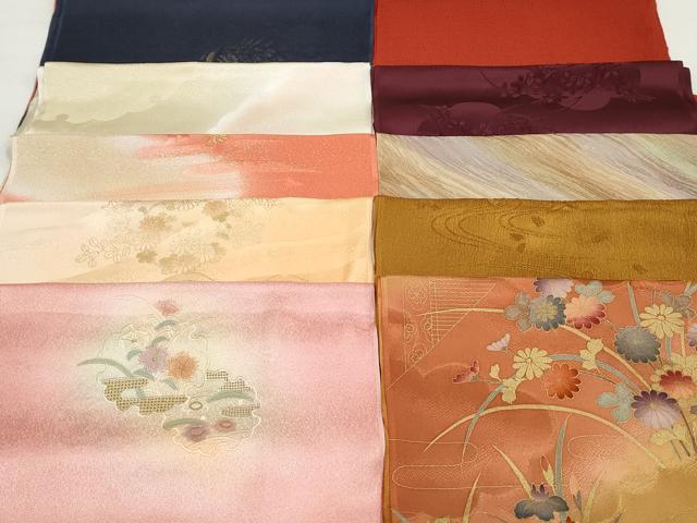 平和屋本店■和装小物　帯揚げ10枚　逸品　未使用　DZAA10950kh5