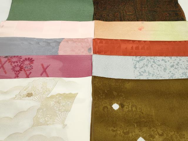 平和屋本店■和装小物　帯揚げ10枚　逸品　未使用　DZAA10958kh5