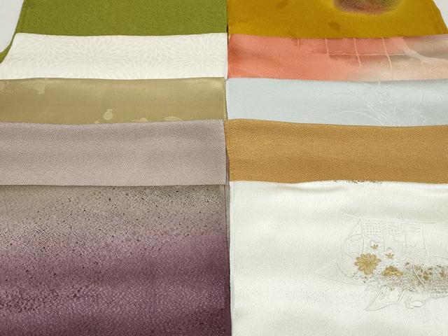 平和屋本店■和装小物　帯揚げ10枚　逸品　未使用　DZAA10963kh5