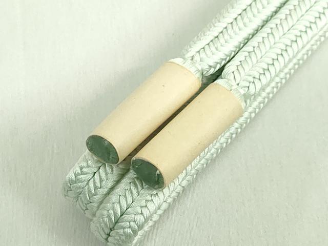 平和屋本店□極上 有職組紐道明 帯締め 冠組 裏葉柳色 宮内庁御用