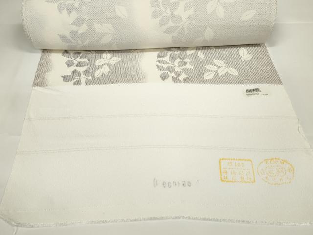 平和屋本店□極上 小紋 反物 着尺 枝葉文 逸品 未使用 DZAA11102kh5