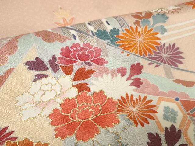 平和屋本店□極上 極上 創業460年・千總 付下げ 反物 着尺 御所車