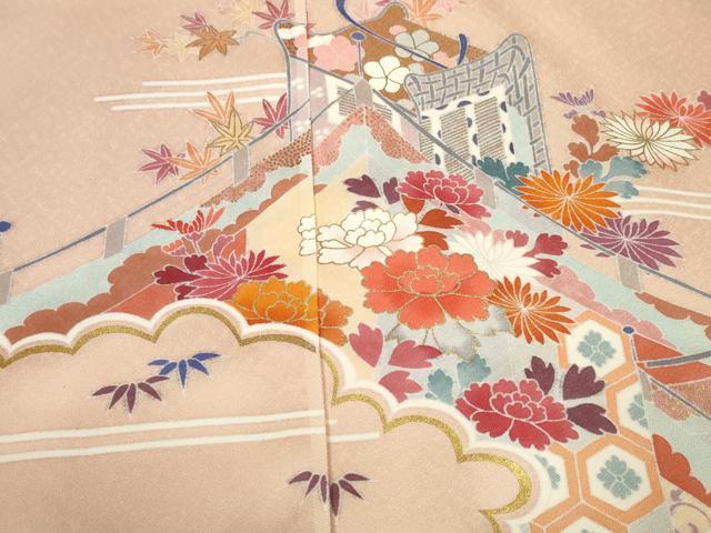 平和屋本店□極上 極上 創業460年・千總 付下げ 反物 着尺 御所車