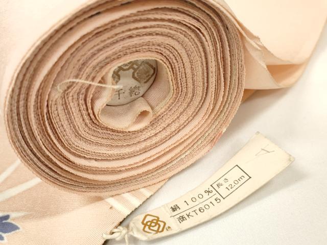 平和屋本店□極上 極上 創業460年・千總 付下げ 反物 着尺 御所車