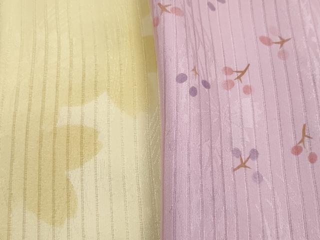 平和屋本店□夏物 和装小物 帯揚げ5枚 正絹 逸品 未使用 DZAA11145kh5