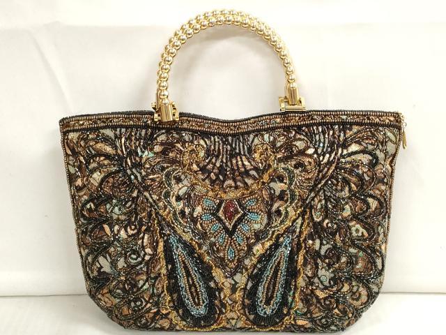 はしもと ビーズバッグ 希少】ルミーはしもと ビーズバッグ パーティー