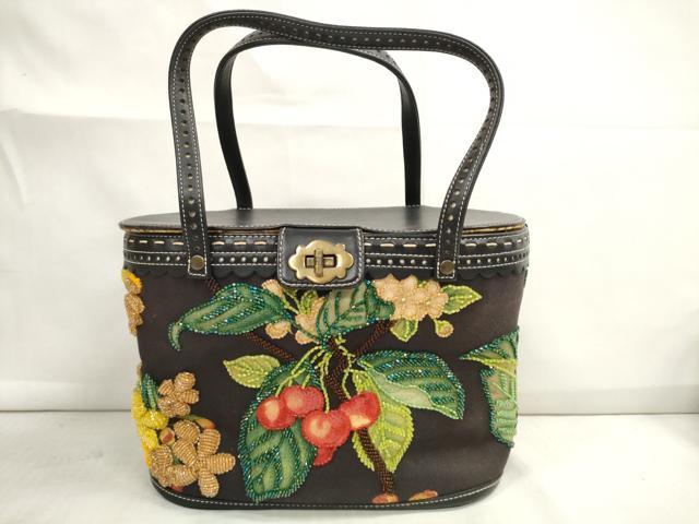 平和屋本店■和装小物　ビーズバッグ　バニティ　Isabella Fiore　イザベラ フィオーレ　果実　果物　スパンコール　逸品　DZAA11214kh5