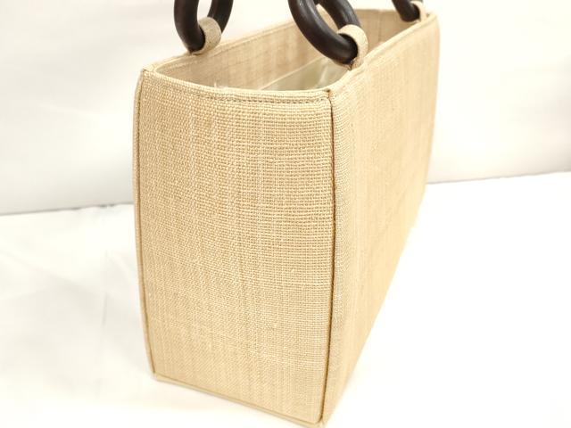 平和屋本店□極上 夏物 喜如嘉の芭蕉布 和装小物 和装バッグ 手積み芭蕉