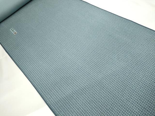 平和屋本店●人間国宝・中島秀吉・重要無形文化財 江戸小紋 反物 着尺 草木染 二道四ツ花浮し 証紙付 上代38万 逸品 未使用 DZAA11325kh5