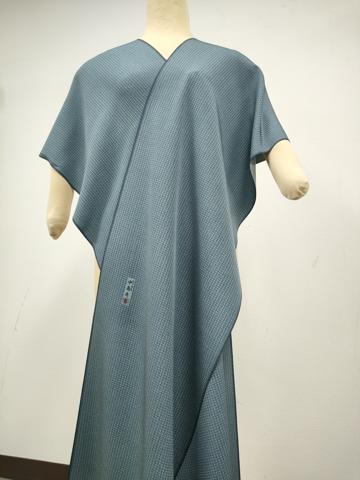 平和屋本店●人間国宝・中島秀吉・重要無形文化財 江戸小紋 反物 着尺 草木染 二道四ツ花浮し 証紙付 上代38万 逸品 未使用 DZAA11325kh5