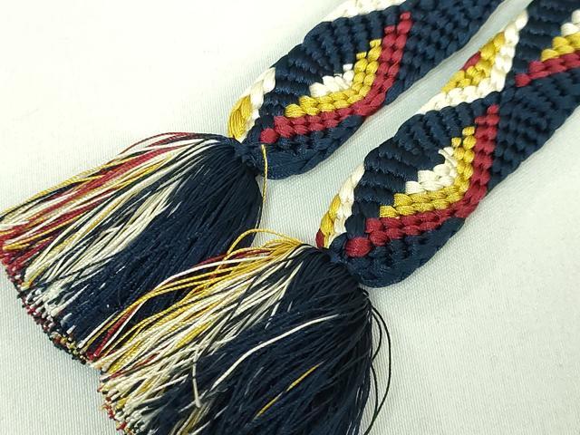 平和屋本店○極上 有職組紐道明 帯締め 唐組 遠山 宮内庁御用 国立