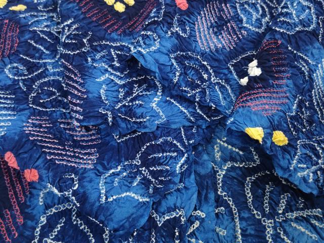 平和屋本店□極上 夏物 浴衣 有松鳴海絞り 反物 着尺 湯のし前