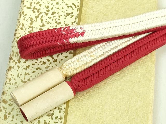 平和屋本店●極上　有職組紐道明　帯締め　冠組　宮内庁御用　国立博物館御用　東京芸術大学御用　逸品　未使用　DZAA11530kh6