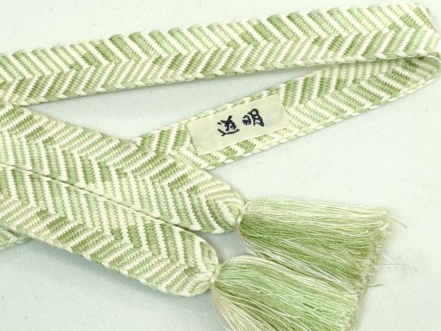 平和屋本店●極上　有職組紐道明　帯締め　笹浪組　宮内庁御用　国立博物館御用　東京芸術大学御用　逸品　DZAA11604kh6