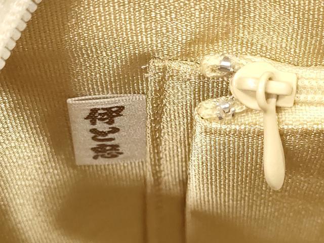 平和屋着物●和装小物　和装バッグ　利久バッグ　市松柄　伊と忠　箱付き　逸品　DZAA11707kh6_7