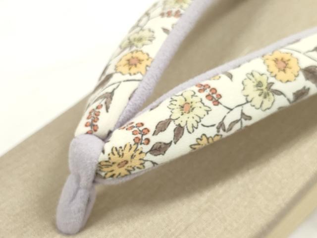平和屋着物●極上　和装小物　菱屋　Calen Blosso　カレンブロッソ　カフェ草履　箱付き　Lサイズ　25.0cm　逸品　未使用　DZAA11742kh6