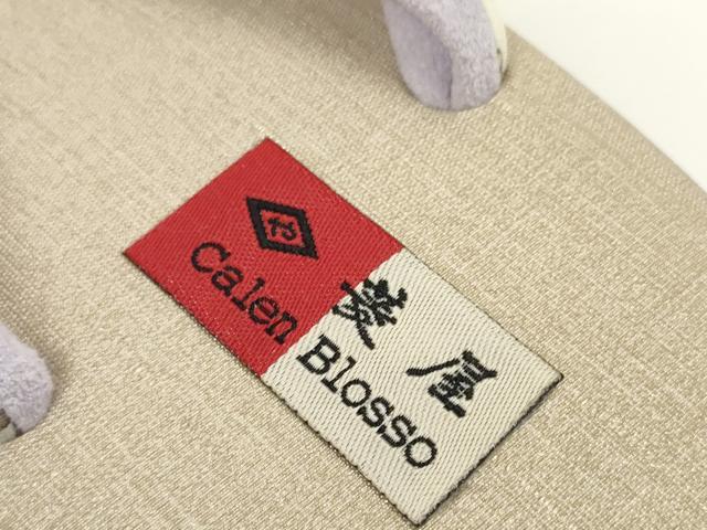 平和屋着物●極上　和装小物　菱屋　Calen Blosso　カレンブロッソ　カフェ草履　箱付き　Lサイズ　25.0cm　逸品　未使用　DZAA11742kh6