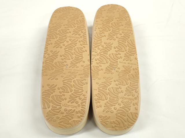 平和屋着物●極上　和装小物　菱屋　Calen Blosso　カレンブロッソ　カフェ草履　箱付き　Lサイズ　25.0cm　逸品　未使用　DZAA11742kh6