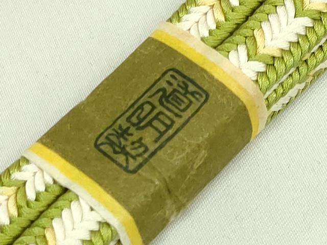 平和屋着物●極上　有職組紐道明　帯締め　冠組　宮内庁御用　国立博物館御用　東京芸術大学御用　逸品　未使用　DZAA11862kh6_4
