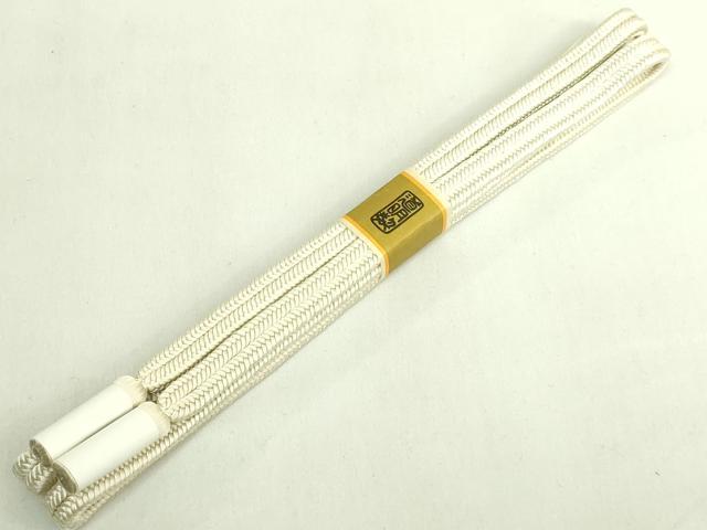平和屋着物●極上　有職組紐道明　帯締め　冠組　練色　宮内庁御用　国立博物館御用　東京芸術大学御用　逸品　未使用　DZAA11912kh6