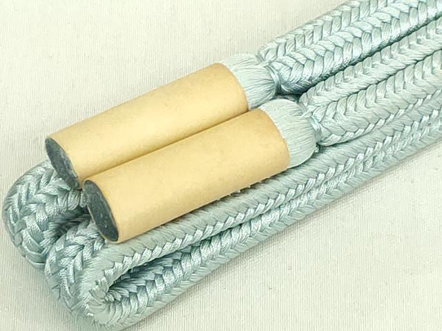 平和屋着物●極上　有職組紐道明　帯締め　冠組　水色　宮内庁御用　国立博物館御用　東京芸術大学御用　逸品　未使用　DZAA11934kh6_2