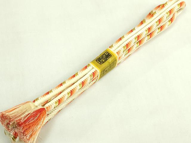 平和屋着物●極上　有職組紐道明　帯締め　奈良組　丸胡蝶　金糸　宮内庁御用　国立博物館御用 東京芸術大学御用 逸品 未使用 DZAA11973kh6