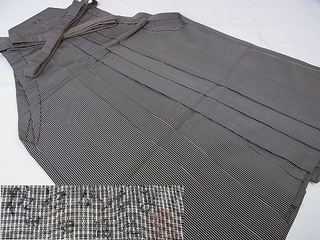 平和屋本店□極上 男性 人間国宝 甲田綏郎 精好仙台平 馬乗り袴