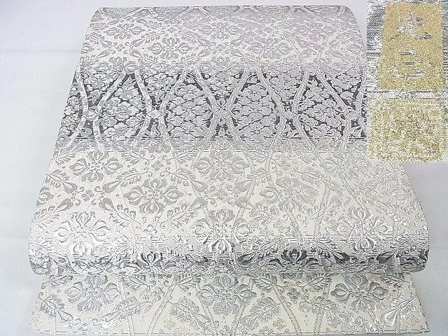 平和屋1■極上　龍村美術織物　六通柄　本袋帯　唐織　唐華飛鳥文　黒地　逸品　CYAA0226s4 龍村美術織物 高級西陣織本袋帯 「楽遊鳥華文」 吉祥の瑞鳥が舞う