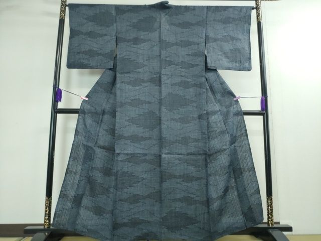 平和屋本店□極上 夏物 重要無形文化財 本場宮古上布 苧麻 立