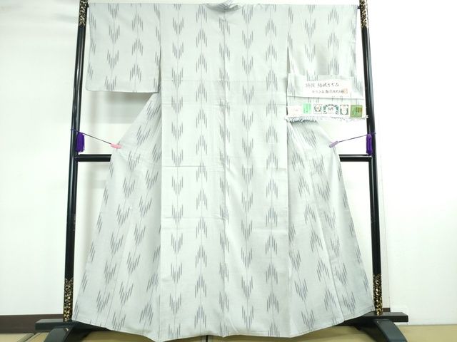 平和屋本店□極上 結城ちぢみ 奥順謹製 はたおり娘 手緒