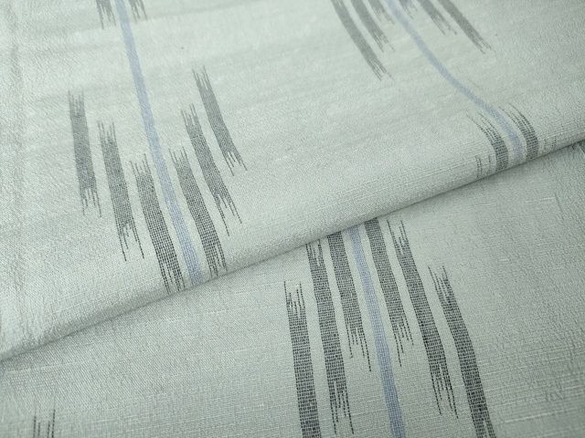 平和屋本店□極上 結城ちぢみ 奥順謹製 はたおり娘 手緒