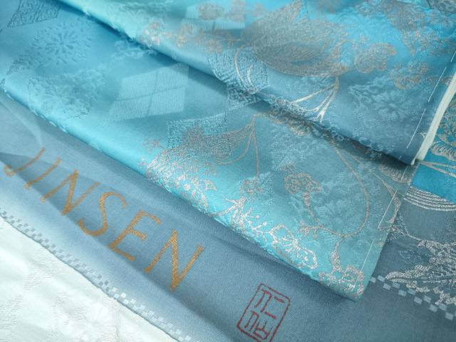 平和屋着物○洗える最高級着物 ＜英＞はなぶさ謹製 小紋 雪 洗える着物