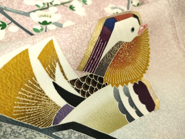 平和屋本店□極上 人間国宝 羽田登喜男 TOKIOetTOKI 訪問着 鴛鴦