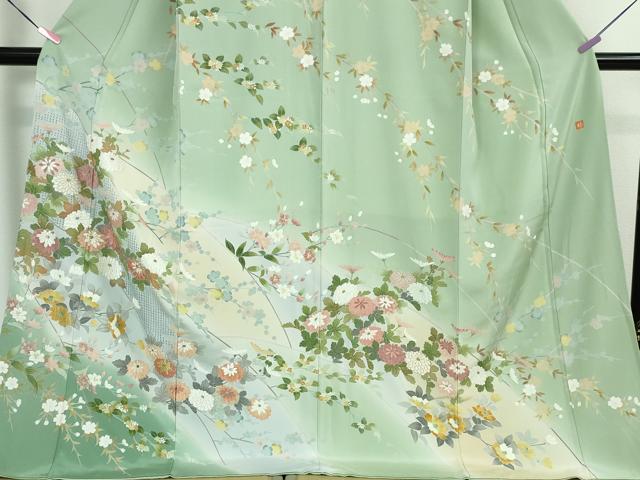 平和屋本店□極上 中国三大刺繍 スワトウ刺繍 汕頭刺繍 総刺繍 訪問着