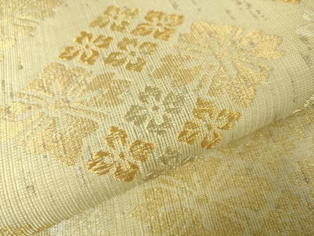 平和屋本店□極上 洛風林 工芸帯地 全通柄九寸名古屋