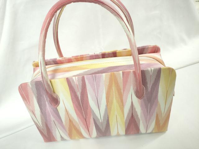 平和屋本店□極上 創業460年・千總 お召・和装バッグ2点セット