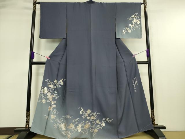 平和屋着物○金彩友禅 卓越技能者・名工・和田光正 色留袖 色紙風景