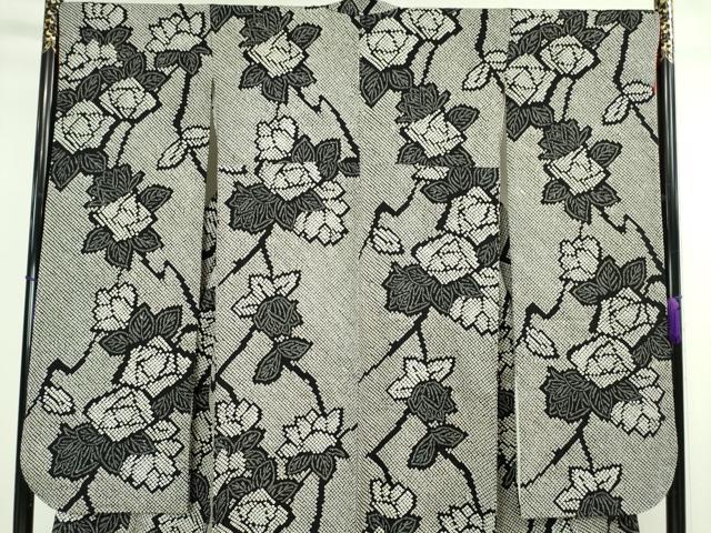 平和屋本店□極上 振袖 総絞り 草花文 逸品 DZAA2840kh5