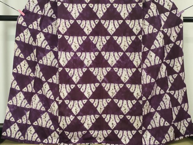 草紫堂 紫根染 紬地 正絹 草紫堂謹製 南部紫根染 綿