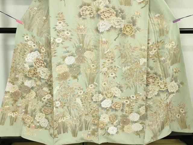 平和屋本店□極上 中国三大刺繍 スワトウ刺繍 汕頭刺繍 総刺繍 訪問着