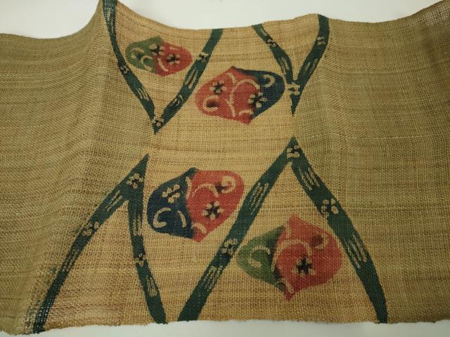 平和屋着物□極上 夏物 1854年創業 帯屋捨松 八寸名古屋帯 格子